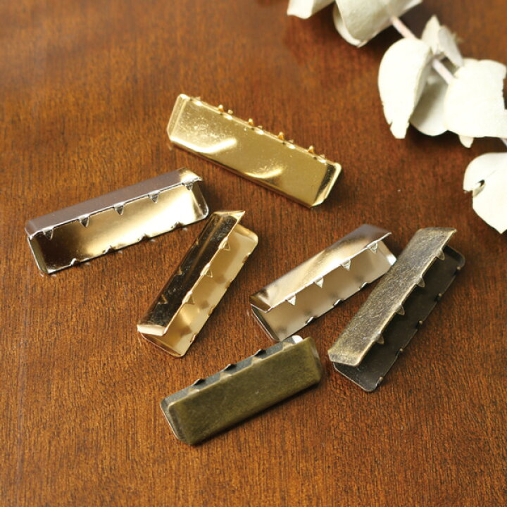 ワニ口金具 25×8mm12個入|つくる楽しみ 手芸材料の専門店 つくる楽しみ ワニ口金具 25×8mm12個入
