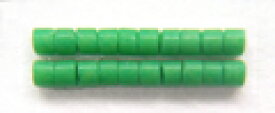 デリカ ビーズ 丸 約3g 1.6mm ( 11 0 ) 緑ギョク着色 | つくる楽しみ