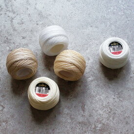 DMC コットンパール 12番 10g 刺繍糸 刺しゅう糸 玉巻 パールコットン ハーダンガー刺繍 綿100％ フランス製
