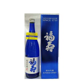 福寿　純米吟醸　720ml1ケース（12本）送料無料ノーベル賞晩餐会で愛飲される日本酒（化粧箱入） ブルーボトル