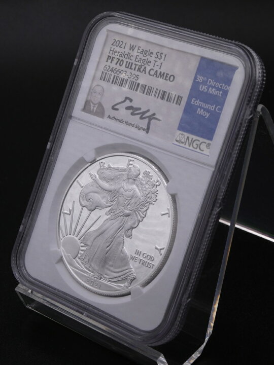楽天市場】2021年 NGC PF70 UCAM 最高鑑定 アメリカ イーグルプルーフ 