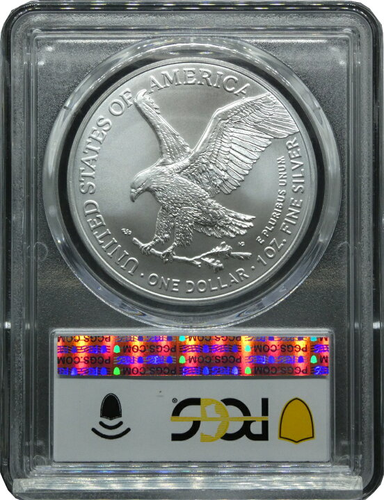 楽天市場】2023年 PCGS MS70 イーグル銀貨 アメリカ シルバーイーグル 