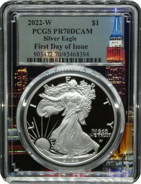 楽天市場】PCGS 最高鑑定 2022年 PR70 DCAM アメリカ イーグルプルーフ 