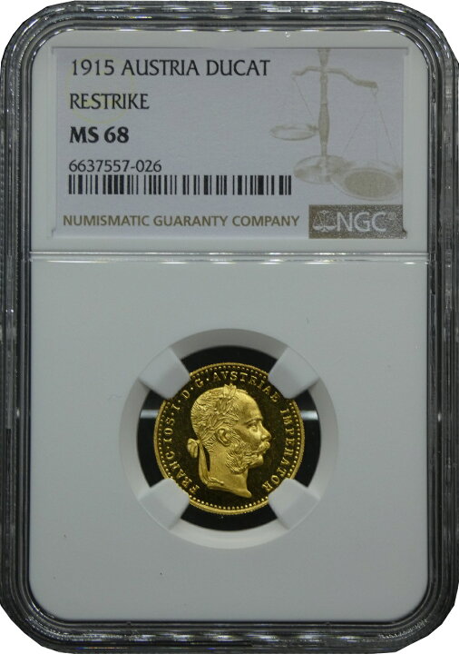 楽天市場】1915年 オーストリア フランツ ヨーゼフ1世 ダカット金貨 