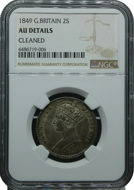 楽天市場】NGC ゴチックフローリン ビクトリア女王 銀貨 NGC鑑定 1849 
