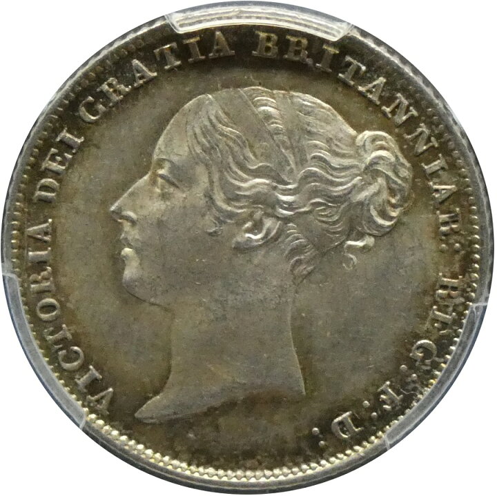 楽天市場】PCGS MS64 高鑑定 6ペンス銀貨 ビクトリア女王 銀貨 PCGS 