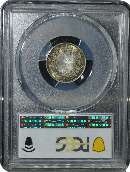 楽天市場】PCGS MS64 高鑑定 6ペンス銀貨 ビクトリア女王 銀貨 PCGS 
