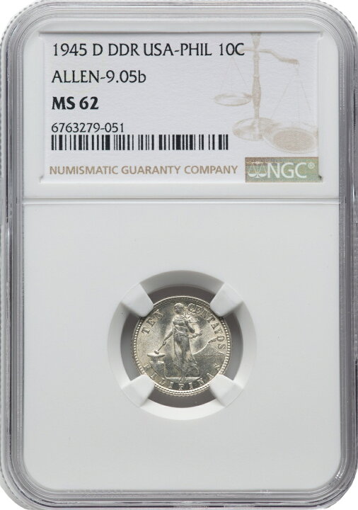 楽天市場】エラーコイン NGC MS62 10セント銀貨 アメリカ フィリピン 