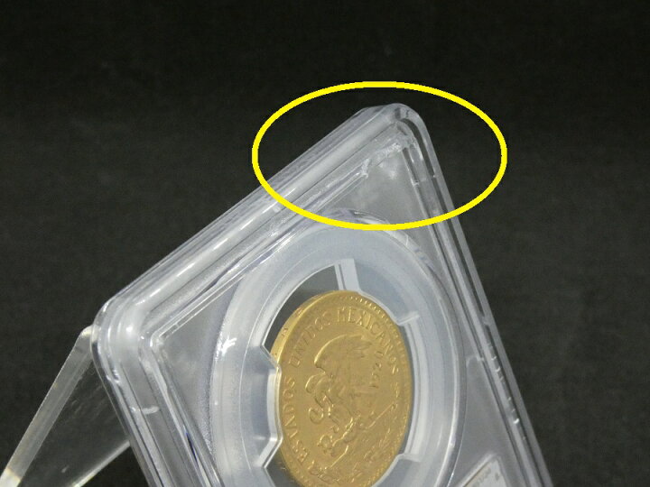楽天市場】【わけあり】 1920年 メキシコ20ペソ金貨 PCGS鑑定 AU58 
