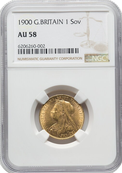 楽天市場】NGC鑑定 AU58 イギリス ビクトリア女王 ソブリン金貨 