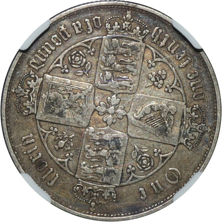 楽天市場】NGC VF30 ゴチックフローリン ビクトリア女王 銀貨 NGC鑑定 