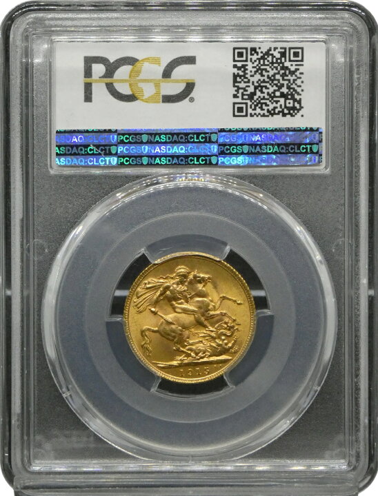 楽天市場】PCGS鑑定 1915年 MS64 イギリス ジョージ5世 ソブリン金貨 