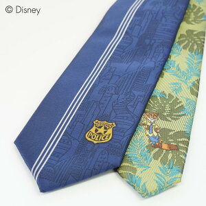 ネクタイ DISNEY ディズニー ズートピアワンポイント柄ネイビー ブブランド キャラクター誕生日 お祝い 結婚式 クリスマス 入学 入社 就職 プレゼント ギフトおしゃれ かわいい スーツ ビジネ