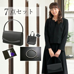 【5%offクーポン発行中!!】プチサイズ 小柄サイズ あす楽 【フォーマルセット】ブラックフォーマル・喪服・礼服【送料無料】レディース オールシーズン 夏用にも ロング丈 レディース 試着可能 メーカー直売 20代 30代 40代 50代 ショート丈 m433