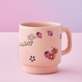 公式 タリーズ トムとジェリー スタッキング マグ （ ピンク ）※オンラインストア限定カラー