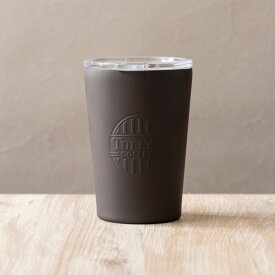 【 公式 タリーズ 】タリーズ ロゴ カップ タンブラー (ブラック) 380ml コーヒー カフェラテ ステンレス 390ml フタ付き 片手持ち おうちカフェ ギフト プレゼント 贈り物 在宅 デスク用 リビング 朝コーヒー 昼休憩 リラックス 読書タイム 家カフェ テレワーク