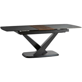 ダイニングテーブル セラミック 4人掛け 単品 幅160cm 200cm 伸長式 伸縮 伸長テーブル 伸縮テーブル セラミックテーブル 大理石風 ブラック グレー 幅160〜200cm テーブル 4人 4人用 6人掛け 黒 耐熱 おしゃれ 高級感 北欧