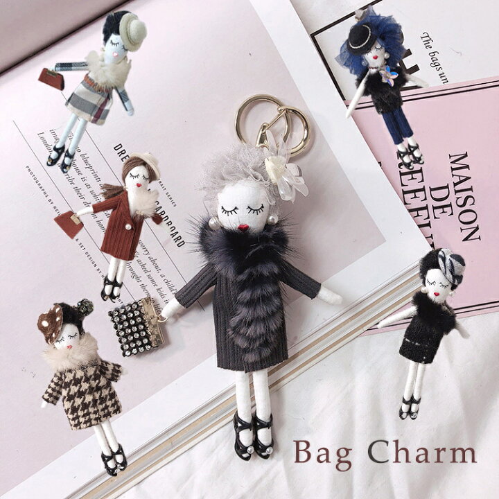 楽天市場】【バッグチャーム ファーキラキラ チャーム バッグ バック  