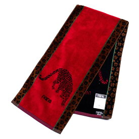 【送料無料】タオル　横浜ナナ　湘南ナナ　NANA　フェイスタオル ハーフ　ジャガー　アカ　nn-fth14-B