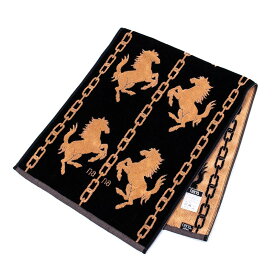 【送料無料】タオル　横浜ナナ NANA　フェイスタオル　ホース　クロベージュ　nn-ft25-F