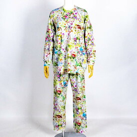 【送料無料】パジャマ　TUNIC　40接結・エンジェルビュー　フリーサイズ　トレーナーパジャマ　グレー杢　AWS-23458-C