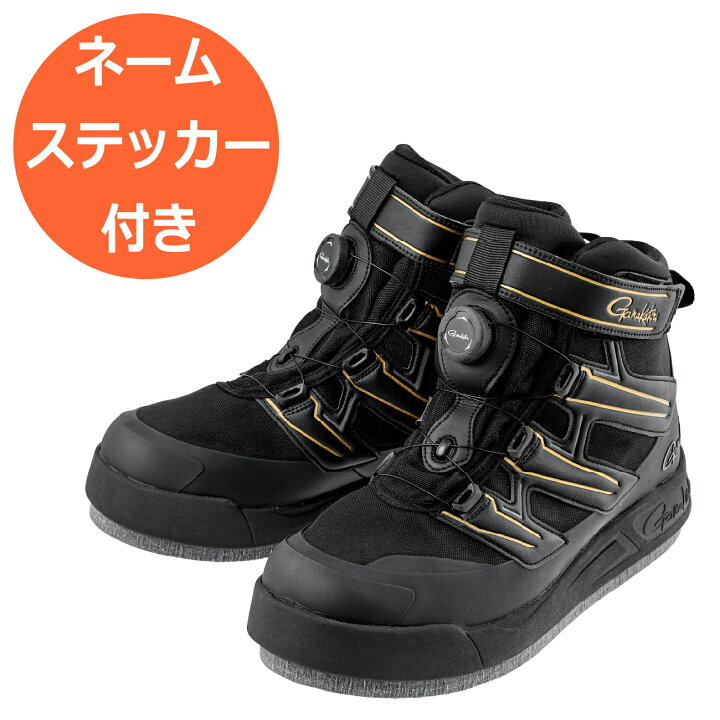 楽天市場】Gスペック フェルトスパイクシューズGM4550 黒金・Lサイズ 