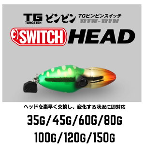 �W���b�J�� TG�r���r���X�C�b�` �w�b�h 60g 80g 100g 45g 35g 120g 150g �^�C���o �⃉�o �^���O�X�e�� �r���r���X�C�b�`TG �S�J���[ �^�� ���Ή� JACKALL BINBIN SWITCH