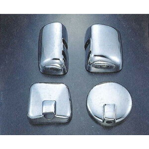 デザイン 冴える JET 製 メッキミラーカバー4点セット 日野大型グランドプロフィア ヒーター付ミラー車 ※ハイグレード車不可 鏡 カバー