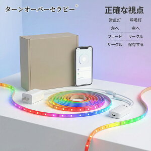S1 AI led�e�[�v���C�g 5m AI�Ɩ��f�U�C�i�[ MagicColor �����e�[�v �N���X�}�X 1600���F �������F Alexa/Google Home�Ή� ���y���� 150�A �X�}�[�g �e�[�v���C�g WiFi/Bluetoo ZBD