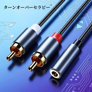 RCA 3.5mm �I�[�f�B�I�ϊ��P�[�u�� - Aux 3.5mm���X to 2RCA�I�X �~�j�v���O Y�^�Ԕ����� �i�C�����҂ݍ��ϋv�� �����b�L�v���O �X�}�z/��/�X�s�[�J�[/�^�u���b�g/�z�[���V�A�^�[/HDTV�Ή� 20cm ZAU 2026AV