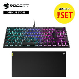 15%OFF！公式限定セット キーボード パッドセット VULCAN TKL JP ブラック Sense Pro XXL ROCCAT ロキャット Turtle Beach タートルビーチ