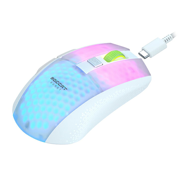 楽天市場】BURST PRO AIR ホワイト 軽量光学式ワイヤレス RGB 