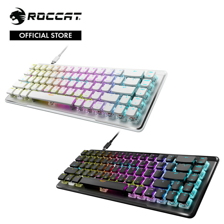 楽天市場】ROCCAT ロキャット ゲーミング キーボード ワイヤレス 無線 