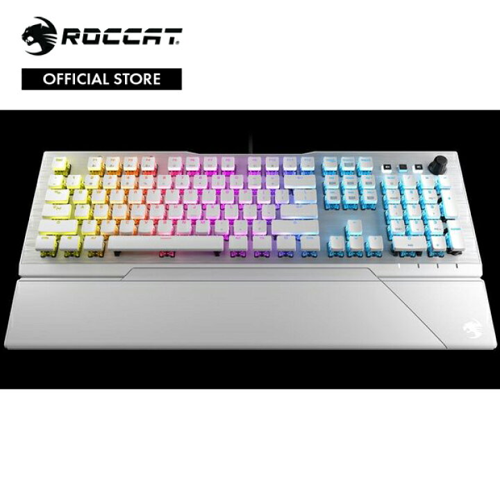 楽天市場 Roccat ロキャット Vulcan 122 Aimo Rgb メカニカルゲーミングキーボード Us英語配列 静音 Turtle Beach公式楽天市場店