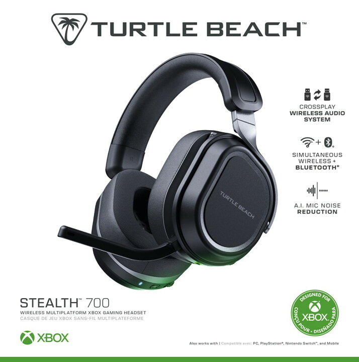 楽天市場】【Xbox用】Stealth 700 Gen 3 XB ブラック/コバルト 