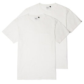 [正規品 無料ラッピング可] DEUS EX MACHINA ( デウスエクスマキナ ) パックTee Tシャツ 2枚入り / DEUS 2 PACK TEES - WHITE / DMP71443 / メンズ　無地 ホワイト 白 DEUSのTシャツ 【t79】