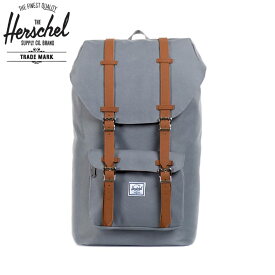 [正規品 無料ギフトラッピング可] Herschel Supply ハーシェルサプライ バックパック / Little America リトルアメリカ / GREY x TAN / 25L /10014-00006 / リュックサック ベルト メンズ レディース 人気 女性 大人 通学 通勤 マザーバッグ ママバッグ 送料無料 【t79】