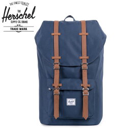 [正規品 無料ギフトラッピング可] Herschel Supply ハーシェルサプライ バックパック / Little America リトルアメリカ / NAVY x TAN / 25L /10014-00007 /リュックサック ベルト メンズ レディース 人気 女性 大人 通学 通勤 マザーバッグ ママバッグ 送料無料 【t79】