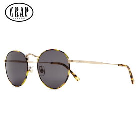 [国内正規店]CRAP(クラップ) サングラス EYEWEAR / THE TUFF PATROL / Brushed Gold & Tokyo Tortoise - Grey CR-39 Lenses/ TUFFP723GG / ユニセックス 送料無料 メンズ レディース UVカット かわいい 【t79】