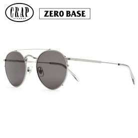 [国内正規店]CRAP(クラップ) サングラス EYEWEAR / THE TUFF SAFARI / Brushed Silver & Smoke - Grey CR-39 Lenses / TUFFS600GG / ユニセックス 送料無料 メンズ レディース UVカット かわいい 【t79】 ブラック グレー シルバー 黒