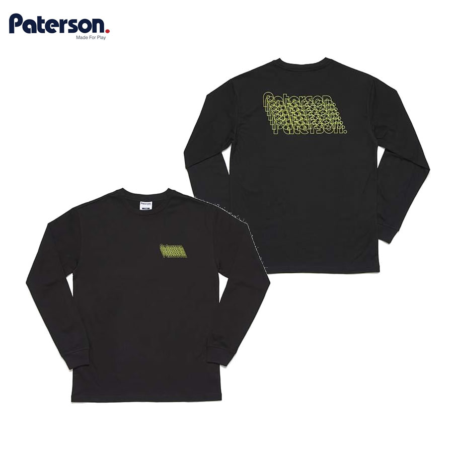 PATERSON パターソン ロングスリーブTシャツ ロンT 激安/新作 長袖 Tシャツ RUNAROUND PAT-FW18-LS03-BLK t79 LS メンズ BLACK - 正規品