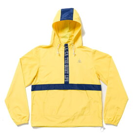 THE QUIET LIFE ザクワイエットライフ / アノラックジャケット アウター / CITY LIMITS PULLOVER - YELLOW / 19SPD1-1110 / メンズ 送料無料 カンガルーポケット アノラックジャケット ハーフジップ ジップアップ ナイロン パーカー 【t79】