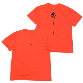 PACIFIC STANDARD TIME / 半袖ドライTシャツ / ALWAYS DRY PALM TREE TEE - NEON ORANGE / メンズ PST パシフィックスタンダードタイム 速乾Tシャツ ハイブリットTシャツ カリフォルニア　ラッシュT ラッシュガード