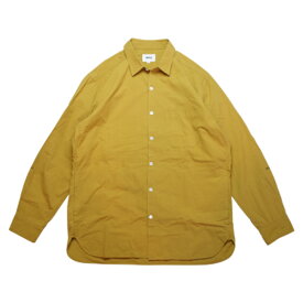 WAX(ワックス) / THE HARD MAN(ザハードマン) / ルーズフィット 長袖シャツ 両サイドポケット付き / AUTUMN SHIRTS - YELLOW / WX-0121 / メンズ THM 【t79】