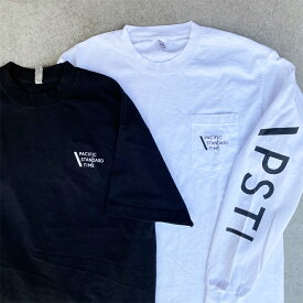 PACIFIC STANDARD TIME / 半袖&長袖Tシャツ LOGO LS & SS 2PACK TEE - 2枚組 カラー組み換え可 / PST 半袖Tシャツ ロンT / MADE IN USA / WHITE BLACK 白黒 ホワイトブラック ロスアパ LOS ANGELES APPAREL LA APPAREL ロサンゼルスアパレル