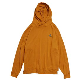 ALEXANDER LEE CHANG(アレキサンダーリーチャン)/ 機能素材 プルオーバーパーカー / QUICK HOODIE - CAMEL / AC012112 / メンズ キャメルブラウン マスタード スケートブランド ストリートブランド ALC ビッグシルエット ワイドシルエット【t79】