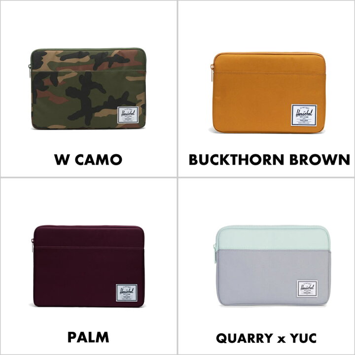 Herschel Anchor Sleeve for MacBook/iPad, Frog camo, 12-Inch