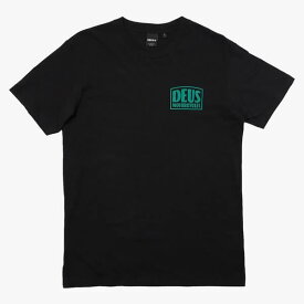 [正規品 無料ラッピング可]DEUS EX MACHINA ( デウスエクスマキナ ) / 半袖 Tシャツ / CRIMSON TEE - BLACK / DMP2211545C / メンズ デウス エクス マキナ DEUSのTシャツ ブラック 黒