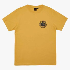 [正規品 無料ラッピング可]DEUS EX MACHINA ( デウスエクスマキナ ) / 半袖 Tシャツ / BIARRITZ SURF TEE - HONEY GOLD / DMP2211570A / メンズ デウス エクス マキナ DEUSのTシャツ イエロー 黄色