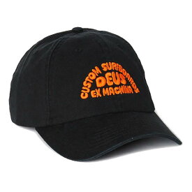 [正規品 無料ラッピング可]DEUS EX MACHINA ( デウスエクスマキナ ) / キャップ 帽子 / LOCATIONS DAD CAP - BLACK / DMP2271571 / メンズ レディース ユニセックス デウス エクス マキナ DEUSのキャップ 22SS